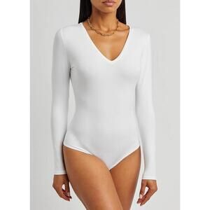 Spanx Women’s Deep‎ V Suit Yourself Stretch Jersey Bodysuit Sz L